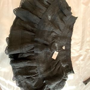 Aerie Rock n Ruffle Mini Skirt